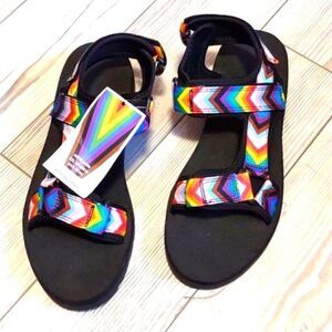 (40-2975) 🔥3/$20🔥  Pride Outdoor Unisex Sandals Size 11 M - 13 W